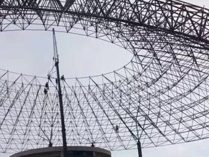 雄安新区篮球馆球形网架厂家价格